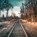 Rail Road Vanishing Point - Etsy