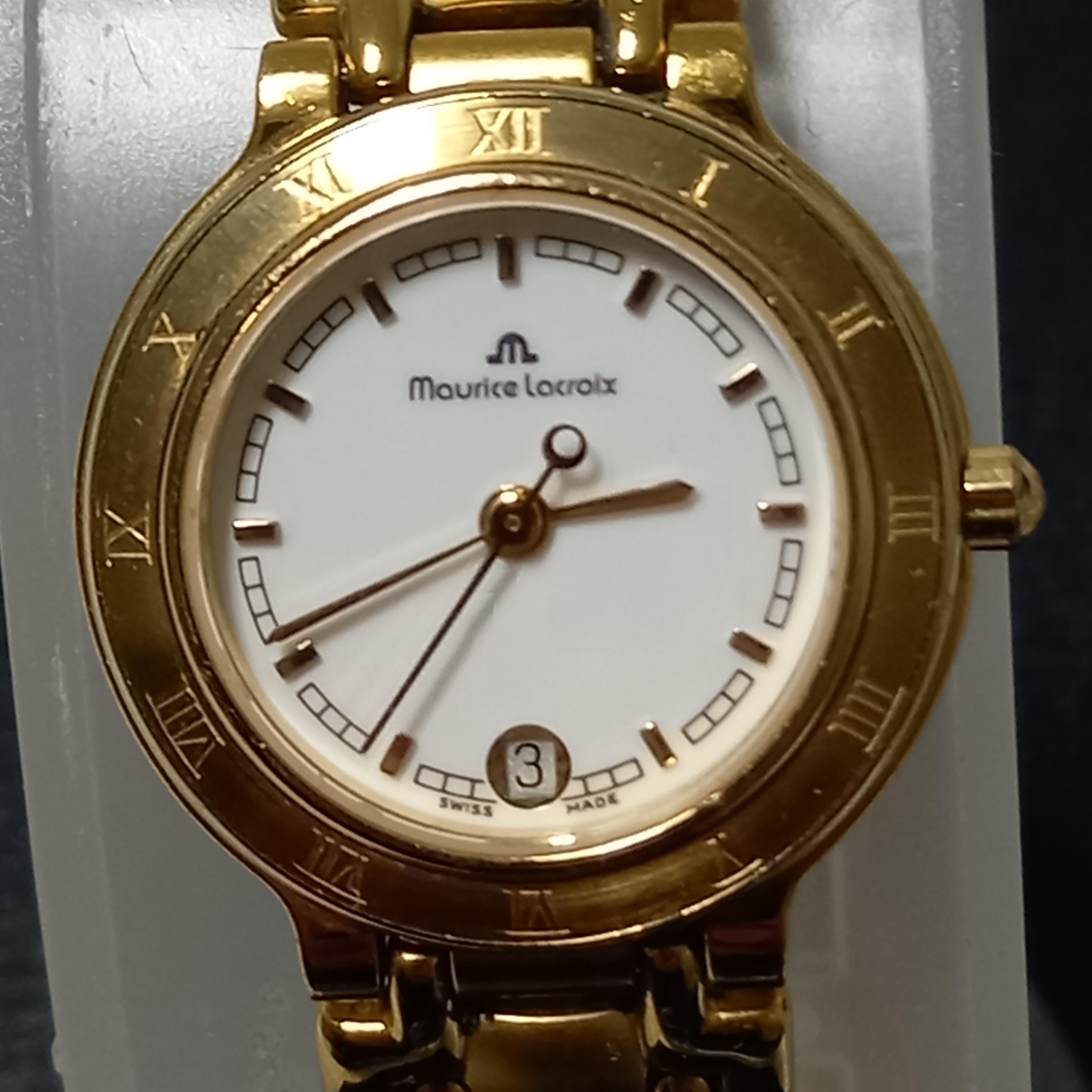 Maurice Lacroix Ladies Watch 75416. Gold Plated. - Etsy