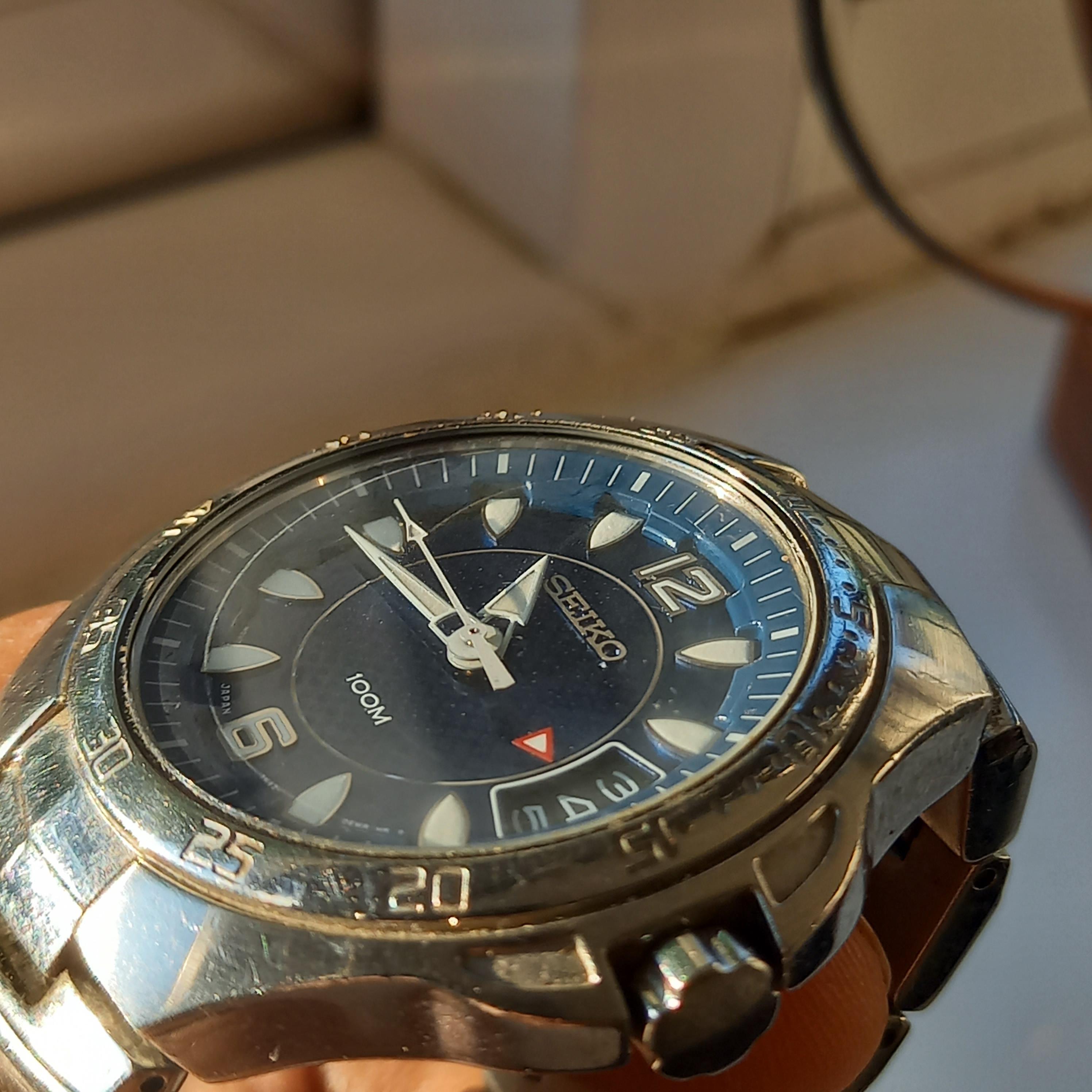 Seiko 7N42 0CN0 40mm Mens Vintage Sports Watch 10ATM - Etsy