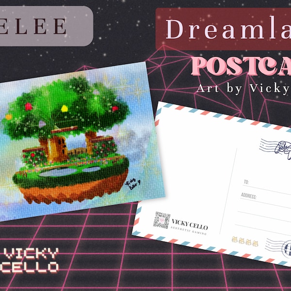 DREAM LAND - Melee Tournament Stages - Large Postcard