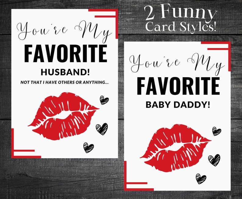 Funny Husband Card Fathers Day Gift, Gift for Husband, Valentine's Day