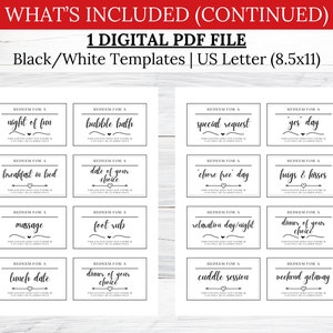 Whats included. 1 digital pdf file, black and white templates, US letter size; two pre-filled pdf images