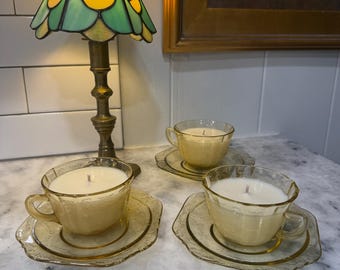 Vela de soja con aroma a limonada fresca