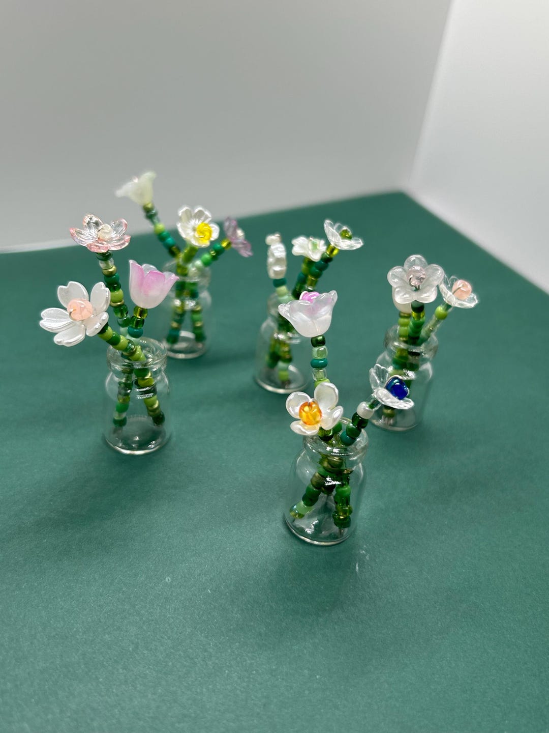 Mini Beaded Bouquets - Etsy