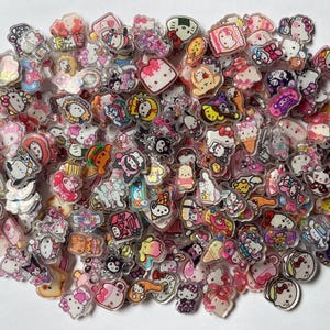 Kawaii Mini Acrylic Flatback Charms, Random Decoden Cabochon Mix, Phone Case Charms, DIY Craft Supplies, Cute Resin Embellishments