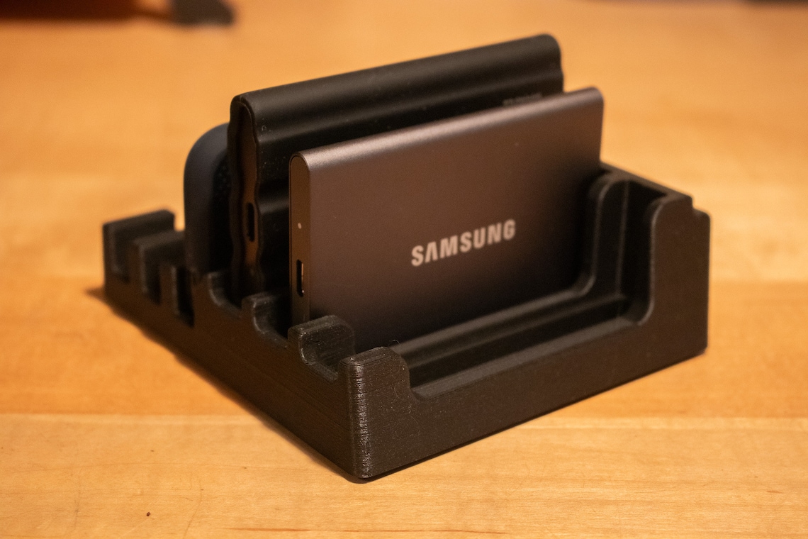SSD Organizer: Samsung T7 & Sandisk Extreme Holder - Etsy