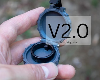 Oura Ring Keychain Case: Rugged Travel Case for Gen 3 & 4