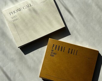 Call Notepad - Etsy