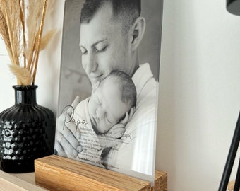 Personalisiertes Bild auf  Acrylglas | Geschenkidee | Geschenk Muttertag | Geschenkidee Papa | Fotogeschenke Mutter | Muttertag | Vatertag