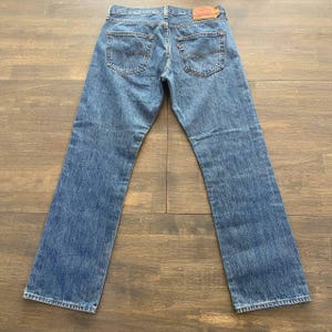 00'S Levi's 501 straight denim pants for men, size W34 cotton blue type Vintage Second Hand main image 1