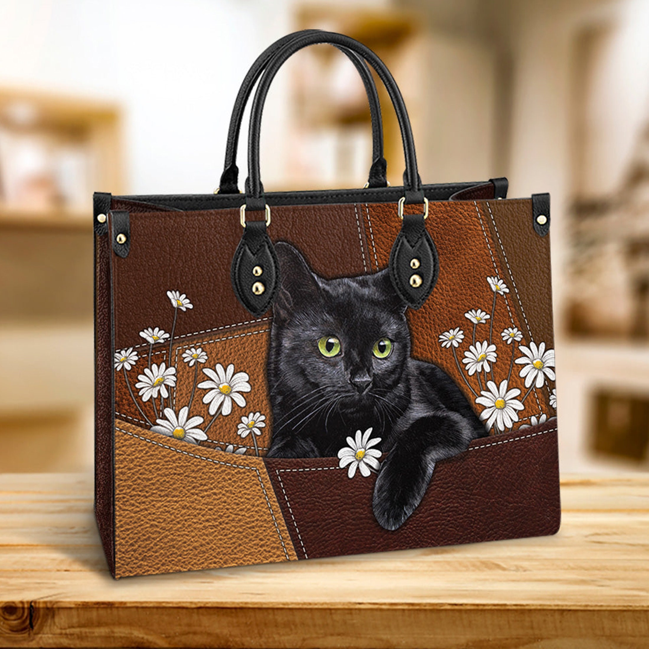 Buy HUIJUFU Realistic Puffy Plush Cat Shaped Crossbody Handbag for Women  Black Cat 122066959118in at Amazonin