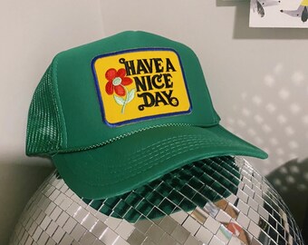 Have a Nice Day Cap - Etsy