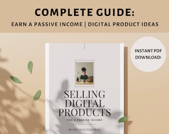 Etsy Starter Guide – Hur man tjänar passiv inkomst med digitala produkter | Säljartips och produktidéer | Etsy Säljarframgångsguide