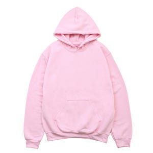 Gildan 18500 Pink Blank Hoodie, Unisex Pullover Hoodie, Heavy Blend Fleece Hoodie, Gildan Hoodie, DIY Hoodie, Bulk Blank Hoodie