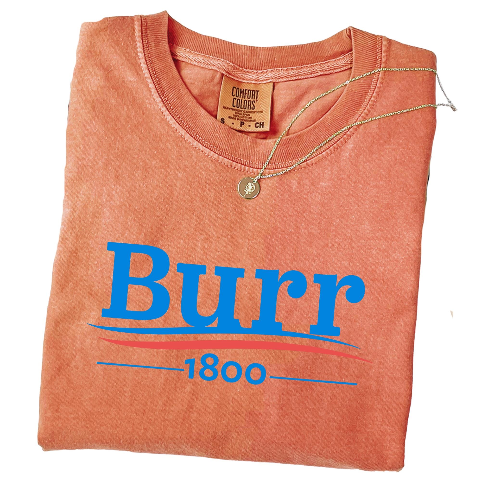 Aaron Burr Burr 1800 Shirt Aaron Burr For President 1800 Campaign