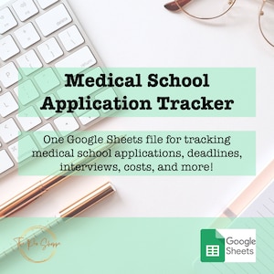 Medical School Application Tracker