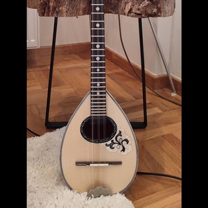 Handgemachte 6-Saitige Tzouras: Griechisches Rebetiko Musikinstrument