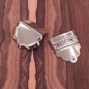 Bouzouki-Tzouras Chordiera / Tailpiece ~ Nickel-Farbstahl Bouzouki-Tzouras Tailpiece/Chordiera
