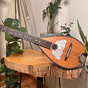 Handgemachte Tzouras: Griechisches 6-saitiges Rebetiko Musikinstrument