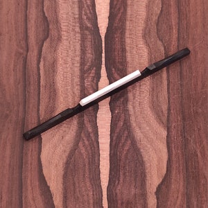 Handmade Wenge Bouzouki Bridge with Bone Saddle Blank - Fits 8-String and 6-String Bouzoukis