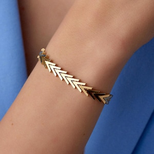 14K Wheat Chain Bracelet- 14K Gold Bracelets- Statement Accessory- Elegant Bracelets- Charm Bracelets- Wheat Chain Bracelets- Gift For Her