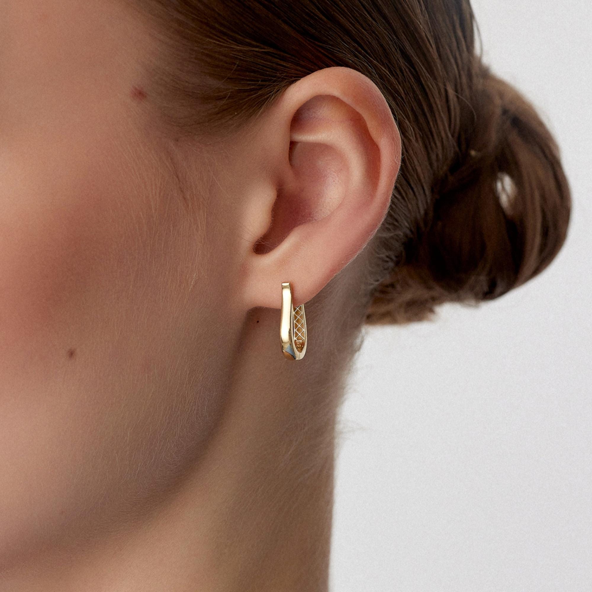 Handmade 14K Solid Gold Drop Earrings, Women's Jewelry - Etsy