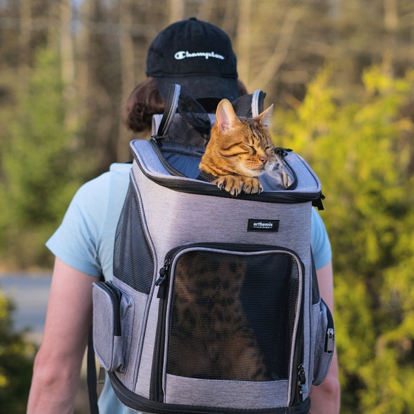 Foldable Pet backpack, Dog Modern Backpack, Cat Foldable Backpack, Modern Pet Carrier bag, Arthemisclothing