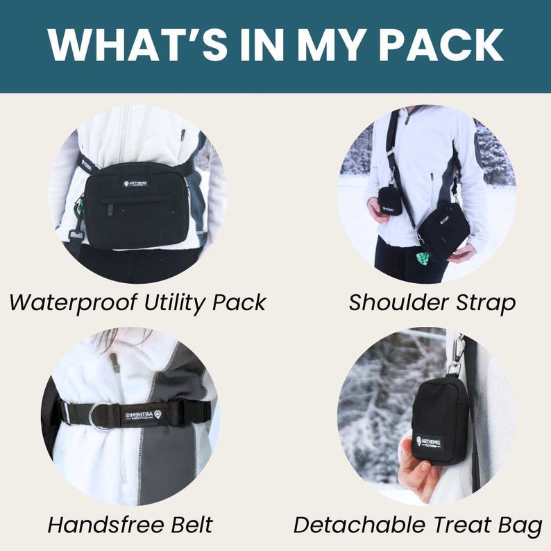 Handsfree Convertible Pack Handsfree Belt Walking Dog Bag Etsy