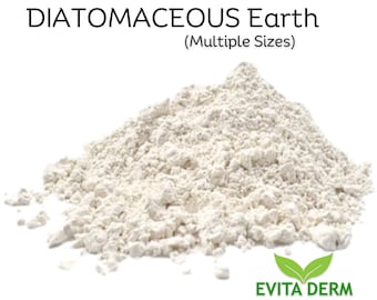Diatomaceous Earth | 100% Fresh Water Food Grade Herbal Detox | 1 Pound | by Evita Derm
