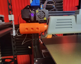 Muzzle Break(Cosmetic)  V1- SplatRBall SRB400 Gel Blaster (Blaster Not Included) - 3D Printed