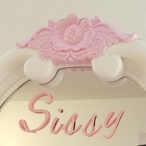 Divertido guión de Sissy para pegarse a la pared, espejo, tocador, en cualquier lugar que desee