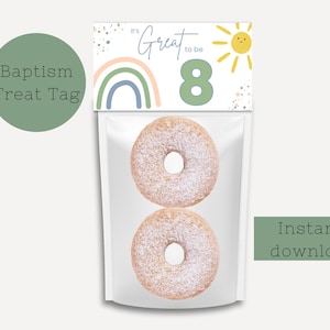 Fantastico essere 8 Treat Tags / Anteprima Battesimo / Battesimo LDS / 8 Compleanno / Digitale / Bomboniere / Dolcetto Battesimo / Regalo / Stampabile