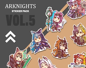 Arknights Sticker Pack Vol. 5 by WittleRed