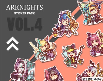 Arknights Sticker Pack Vol. 4 by WittleRed