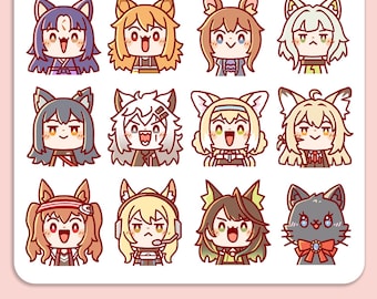 PRE-ORDER | Arknights Ear Flick Arcylic Keychains by WittleRed