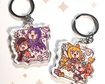 Arknights Doggo Arcylic Keychains by WittleRed