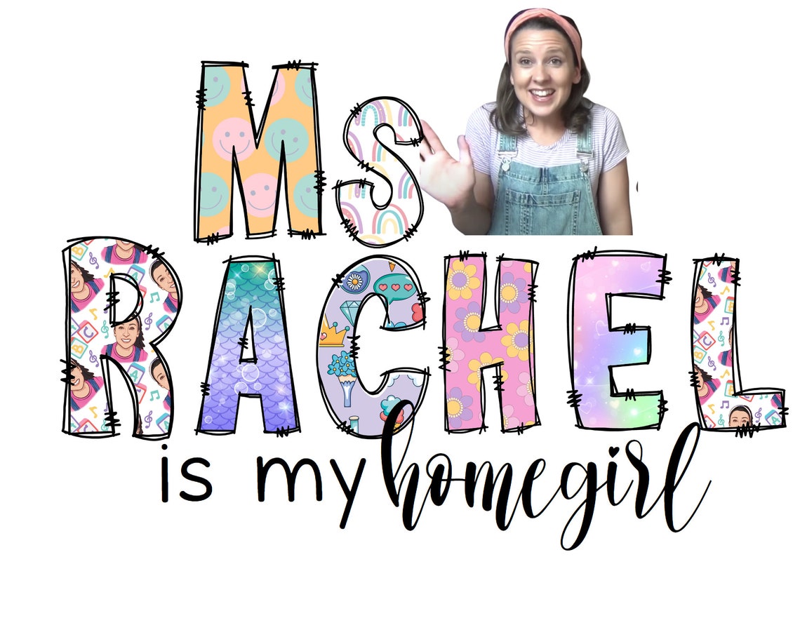 Ms Rachel PNG, Ms Rachel and Jules PNG, Digital Download, Ms Rachel is