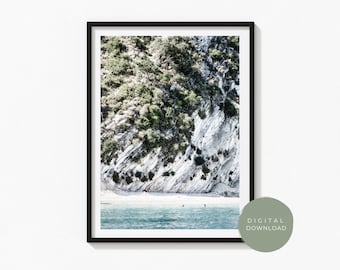 Impresión de arte de pared de Ocean Beach / Descarga digital