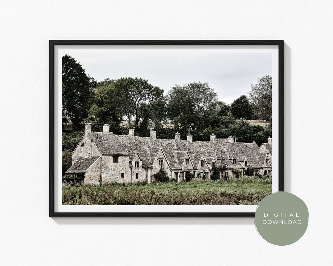 Historic Village Wall Art Print Digital Download - Etsy Australia