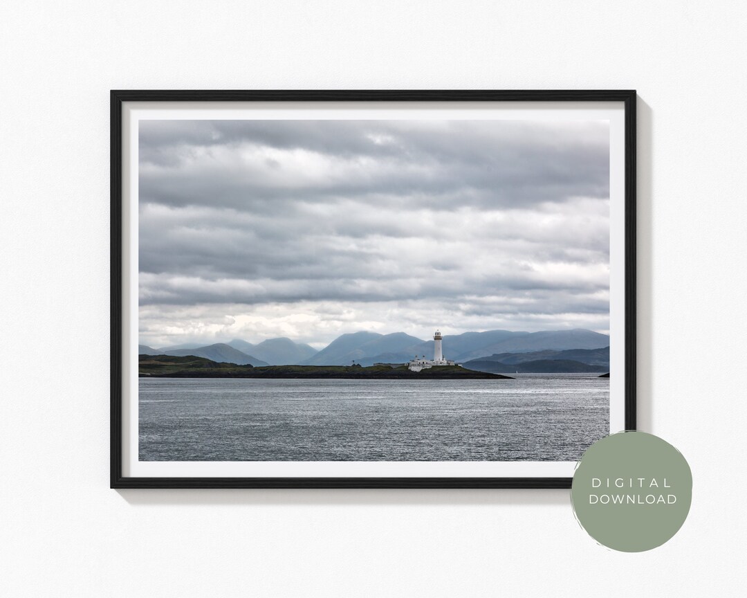 Coastal Lighthouse Wall Art Print | Digital Download - Etsy