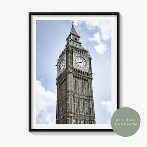 Big Ben London Wall Art Print | Digital Download