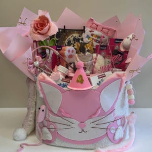 Cats Dog Birthday Present Gift Toys Food