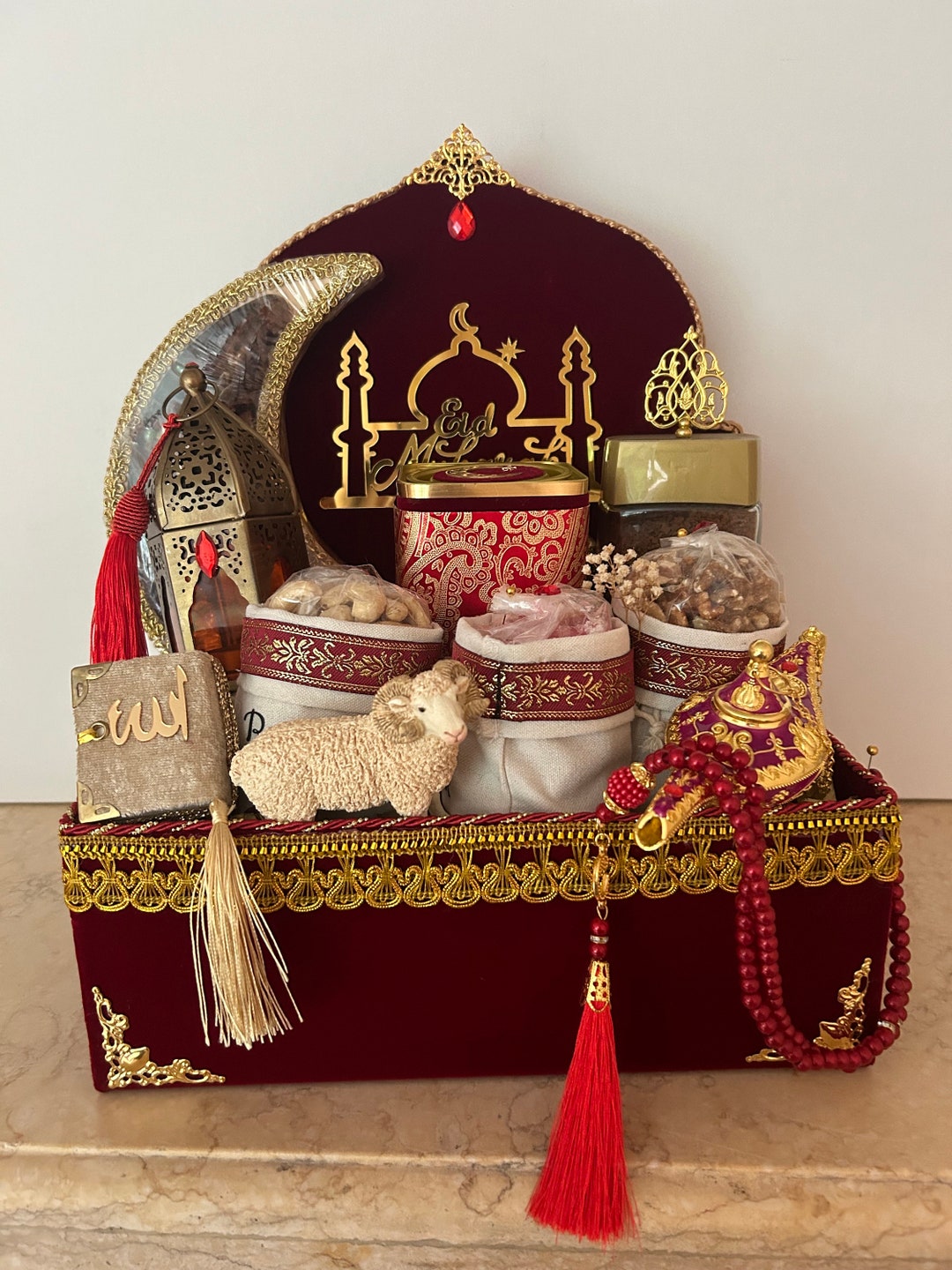 Eid Mubarak Gift Oriental Islamic Decoration Chest Muslim 1001 Nights ...