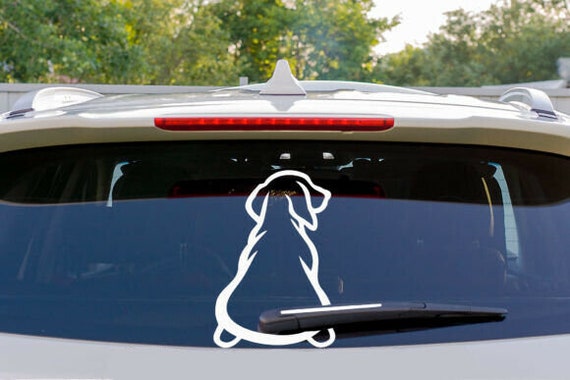 Autoaufkleber fenster scheibenwischer Hund Auto Dekoration