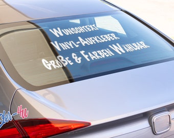 Personalisierter Autoaufkleber Gestalte deinen eigenen Vinyl-Aufkleber - Dein Text - Dein Logo - Auto, Boot, Fenster, Schrift Aufkleber