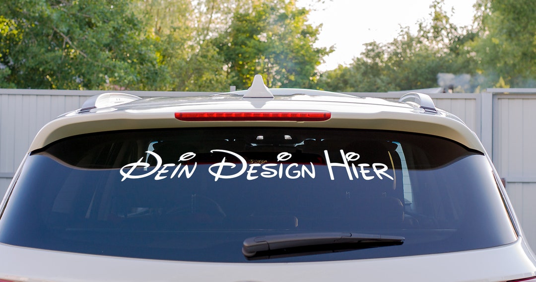Personalisierter Autoaufkleber Gestalte deinen eigenen VinylAufkleber