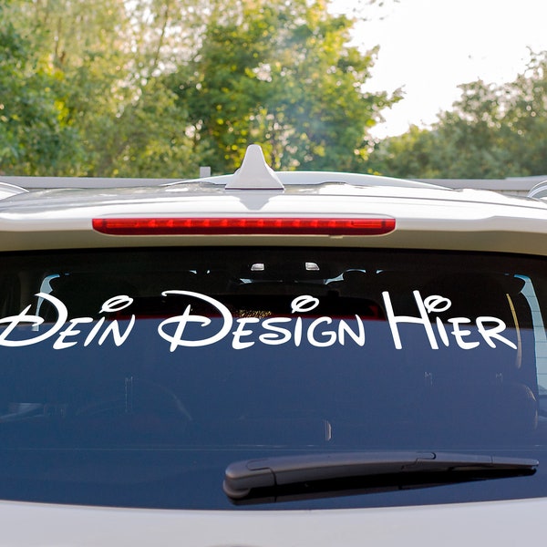 Personalisierter Autoaufkleber Gestalte deinen eigenen Vinyl-Aufkleber - Dein Text - Dein Logo - Auto, Boot, Fenster, Schrift Aufkleber