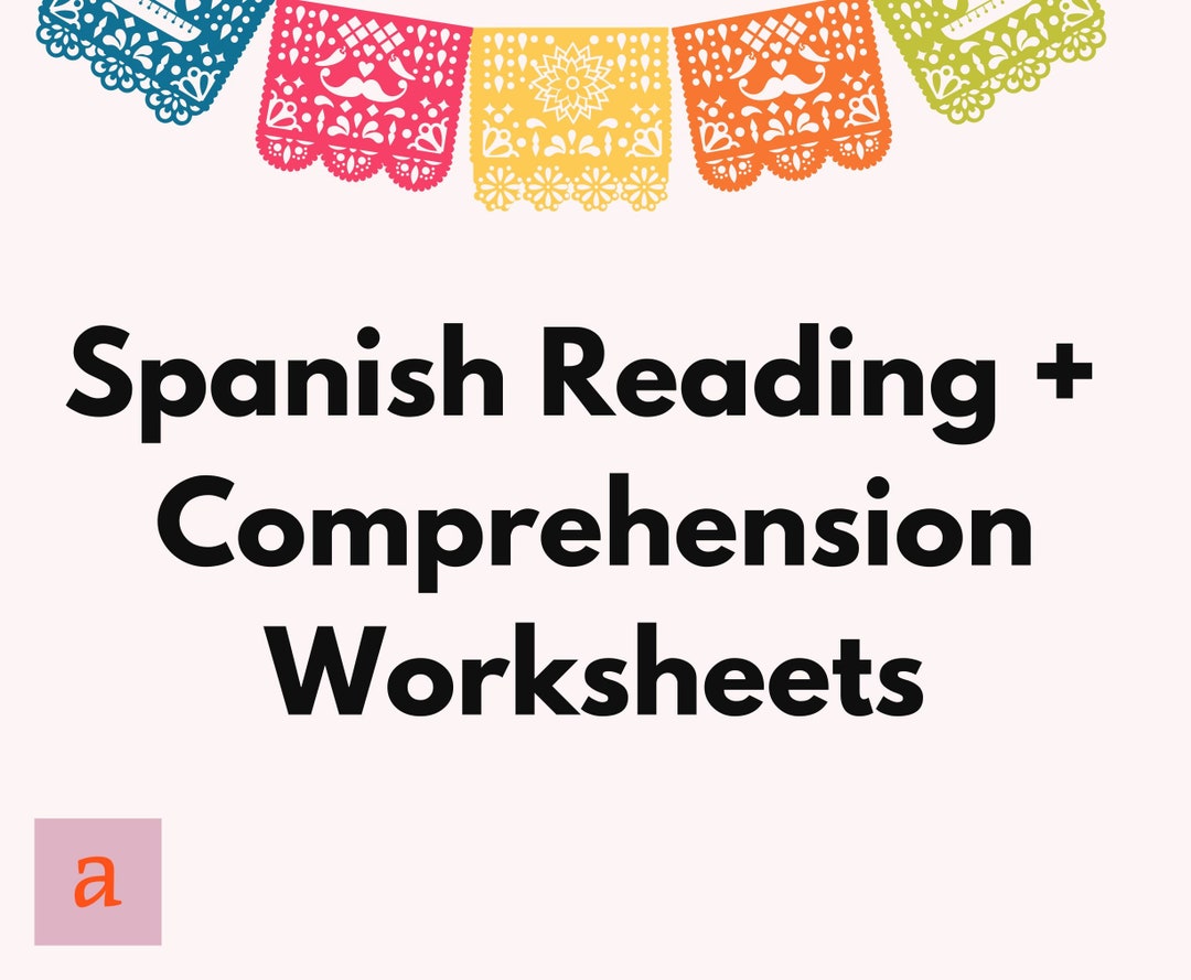 Spanish Reading and Comprehension Worksheets - Etsy