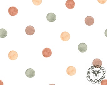 Watercolor Polka Dot Digital Paper, Seamless Pattern (Digital Download)