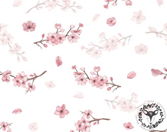 水彩画 花 ピンク系 ピンクの花の水彩画のシームレスなデザイン、表面パターン、花柄、商用